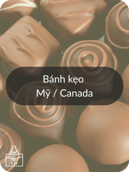 bánh kẹo Mỹ / Canada